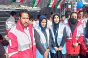 نظارت کارشناسان واحد بهداشت محیط شبکه بهداشت اسلامشهر در مسیر راهپیمایی یوم الله 22 بهمن